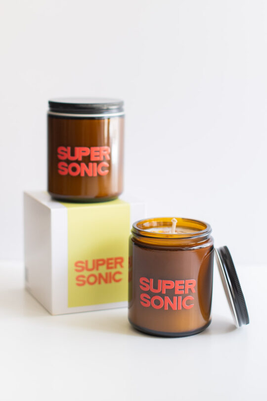 Candela profumata alla zucca Supersonic, La Calathea, fragranza dolce e speziata con cannella e peperoncino